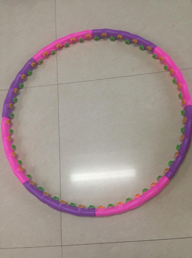 可拆装，磁疗，可调节大小成人呼啦圈
