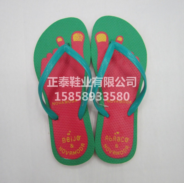 Direct sales manufacturer's best-selling large-footed women's flip-flops, PE flip-flops, beach slippers