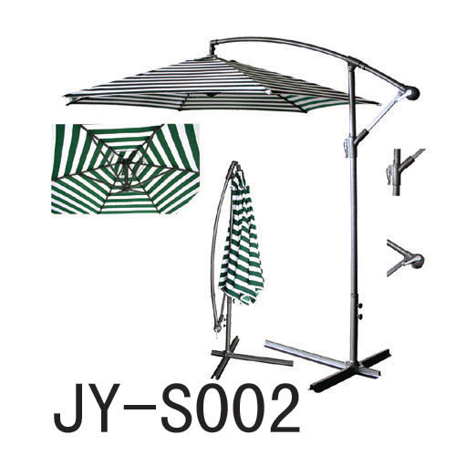 Banana umbrella, outdoor courtyard umbrella, outdoor hanging side-standing sunshade umbrella, single-sided garden umbrella Specification image