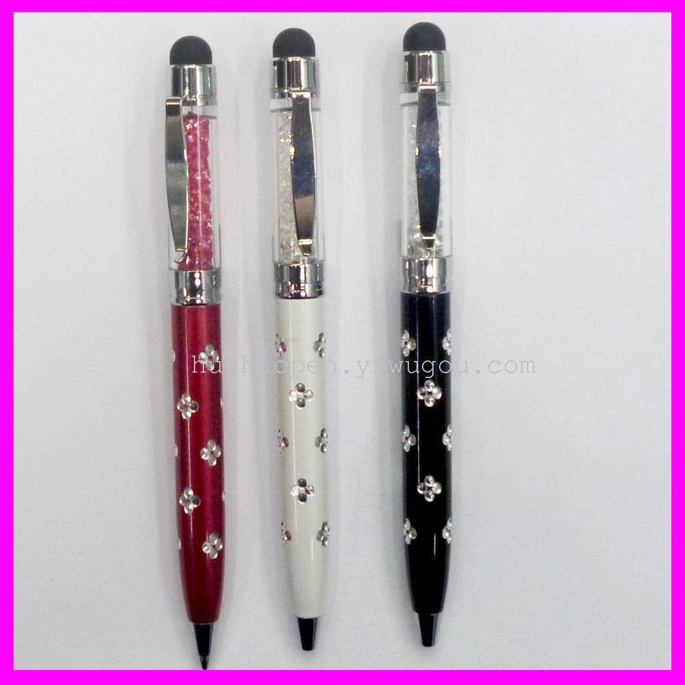 Factory direct sales of metal capacitive pens, touch pens, writing pens and touch pens, dual-purpose capacitive pens details Picture