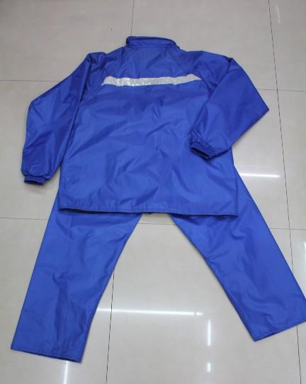 190 polyester PVC raincoat details Picture