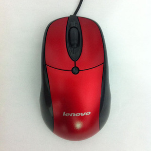联想有线鼠标 USB光电蓝光鼠标 笔记本台式机鼠标 lenovo有线鼠标