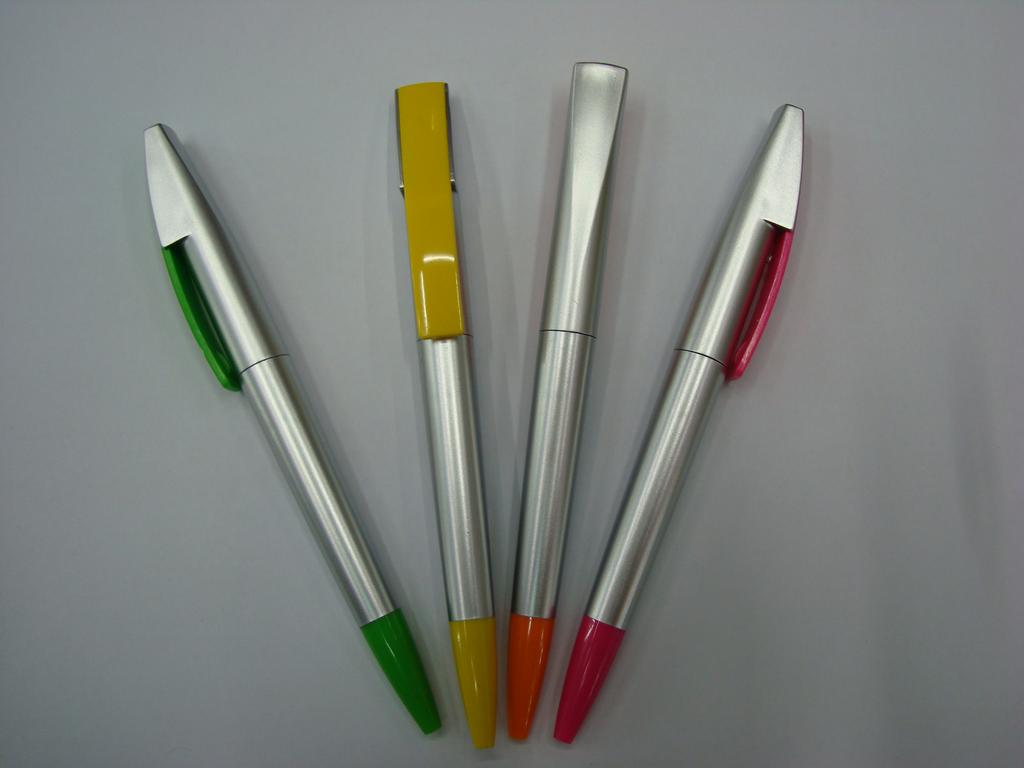 2013 Jun Tao stationery new twist pen silver