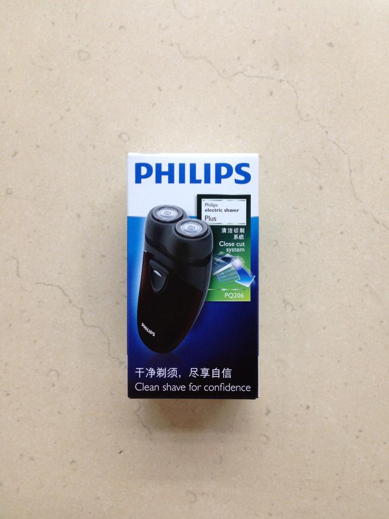 Philips - Double - head rotating battery Shaver -PQ206
