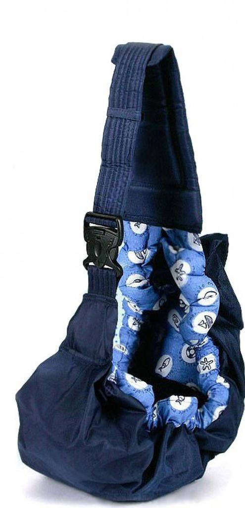 5008蓝色 襁褓式宝宝背带 婴儿背袋 抱带 背巾