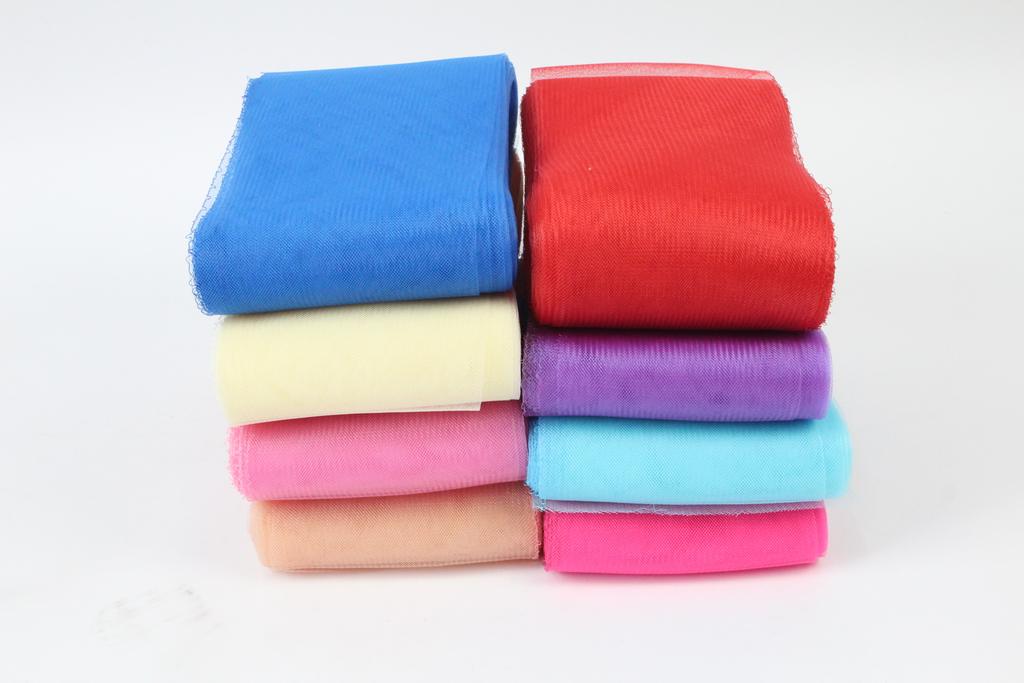 "Factory Direct Sales" Headwear covering materials supply 16 cm mesh fabric and mesh yarn Application Scenario