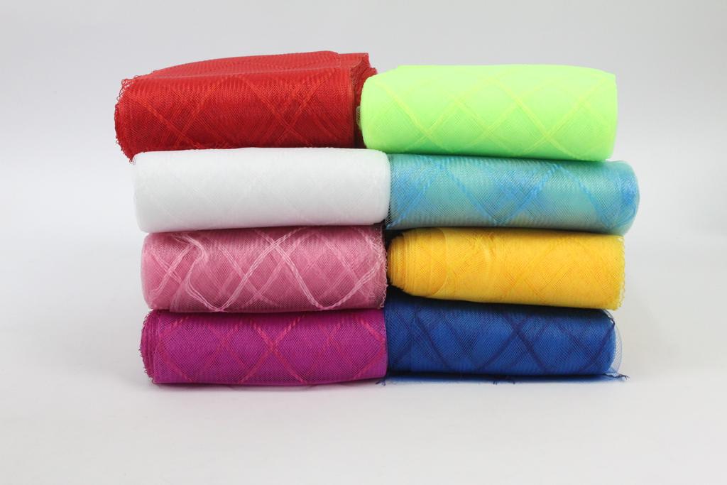 "Factory Direct Sales" Headwear covering materials supply mesh fabric, mesh yarn 16 cm cotton thread Application Scenario