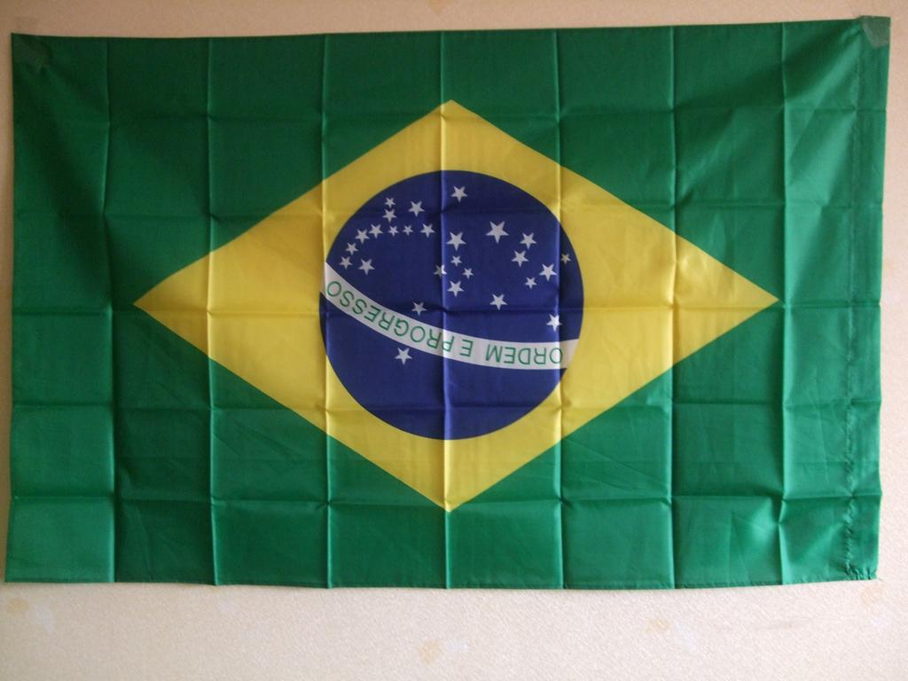 手摇旗定做 小国旗批发 国旗订做 巴西国旗现货 球队旗 旗帜