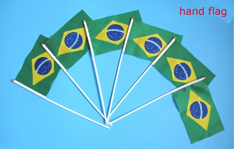 各种欢送迎接手摇旗 手摇旗巴西小国旗 手摇旗 装饰旗 舞动旗