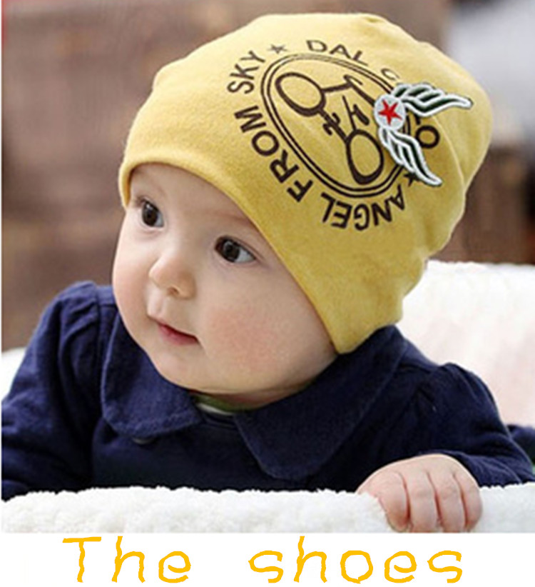 Spring And Winter Children's New Korean Version Of Warm Baby Bicycle Wings Baby Children's Pullover Hat Specification drawing