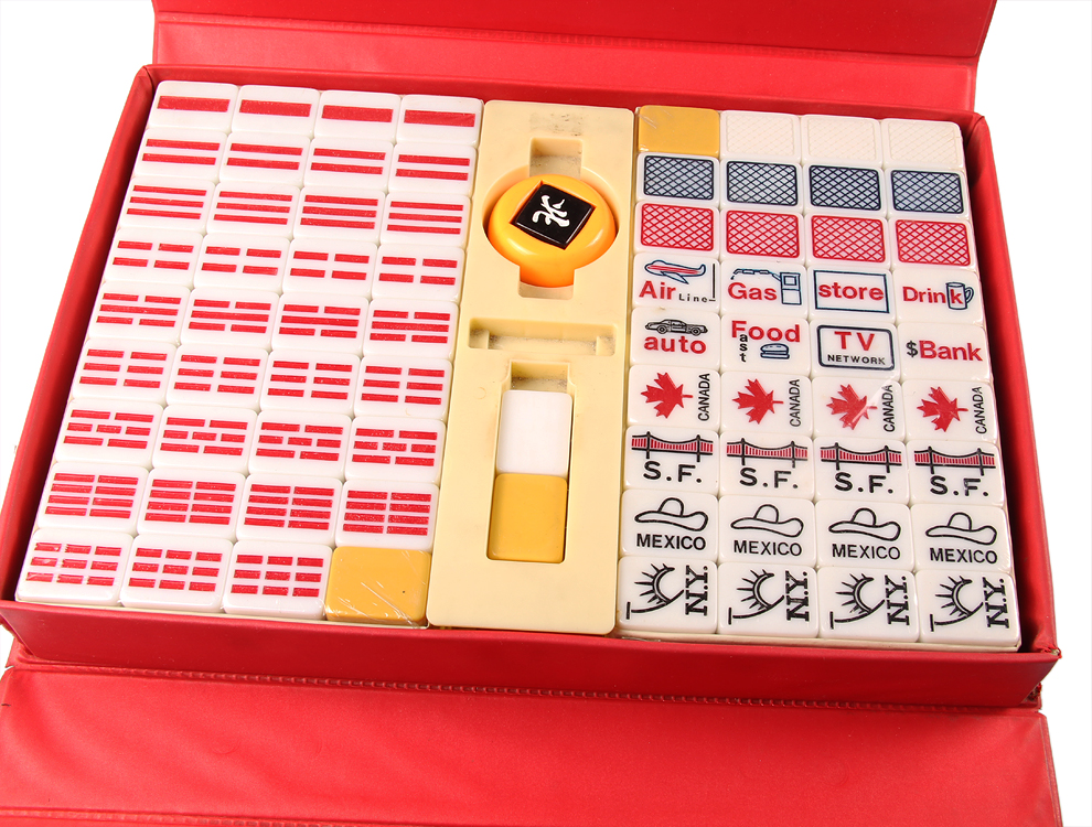 Mahjong the United States mahjong a level of melamine material cross-border foreign trade mahjong players play mahjong manufacturers wholesale support large quantity of superior