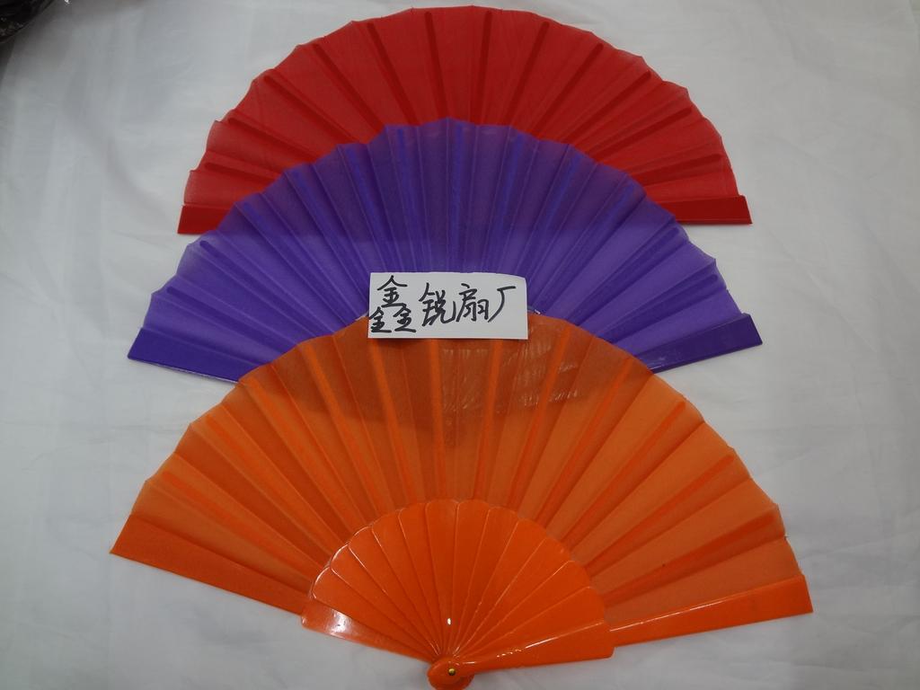 Manufacturers Straight Flat Folding Fan Process Fan Monochrome Pure Color Flat Fan Wholesale