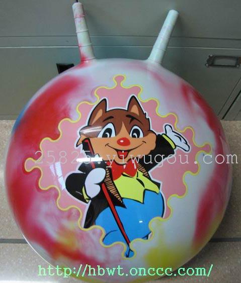 60cm handle ball/horn ball/bouncy ball