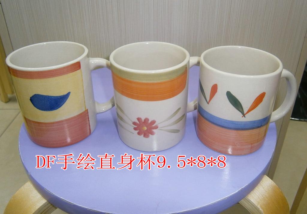 Ceramic cups, hand-painted cups, straight cups, mugs, tea cups, factory direct sales, in stock supply