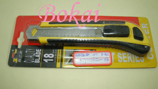 Triple hair box cutter Coated box cutter 18MM box cutter