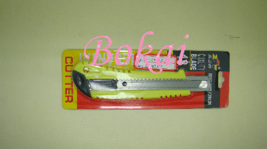 Yellow plastic handle cutting supplies Utility knife Hand tools interface knife knife