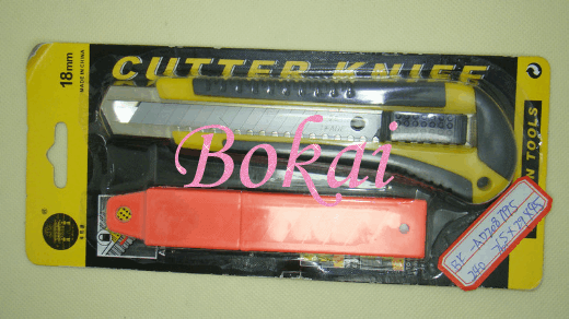 2PCS box cutter set Box cutter Paper cutter Rubber box cutter + blade