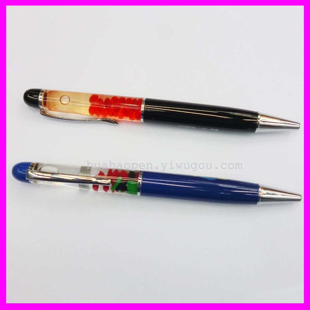 Metal ballpoint pen oil pen Gold platinum pen PVC oil pen 3D oil ballpoint pen foreign trade order