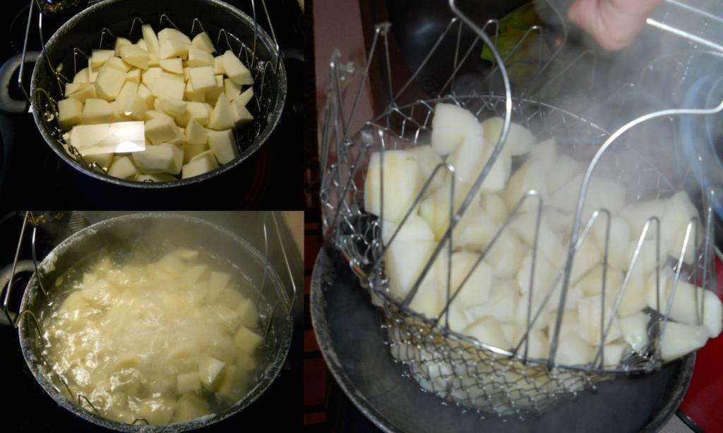 Frying basket Stainless steel telescopic basket Folding basket telescopic frying basket