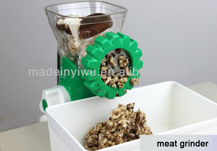 The plastic meat Grinder is a multipurpose grinder for ground meat