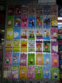 6 cartoon wipes 6 cartoon wipes