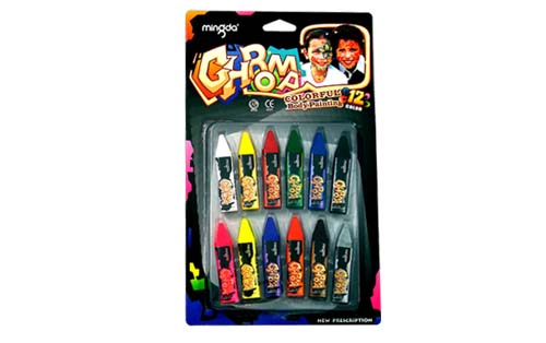 Minda Md-300B12 Color Body Paint Pen Washable Halloween Children's Ball Makeup Pen