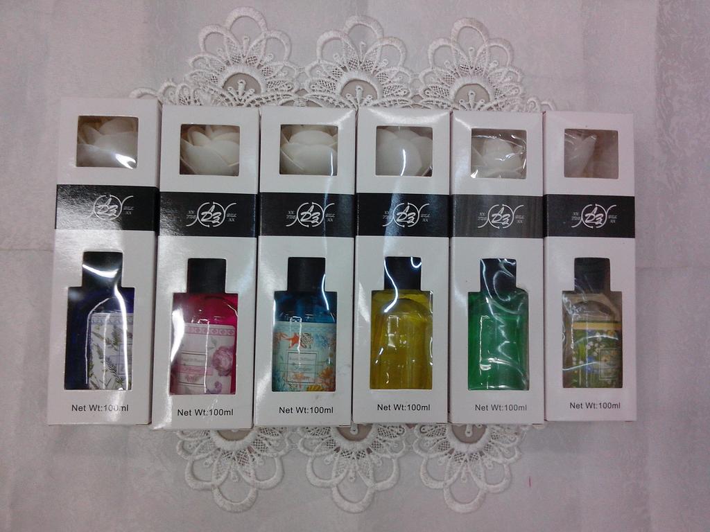 香熏藤条挥发香水006玻璃瓶，精美100ML礼盒套装无火香薰