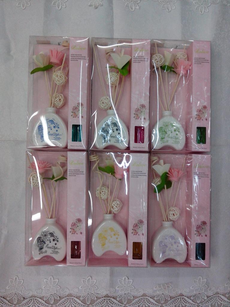 香熏藤条陶瓷挥发香水077，精美30ML礼盒套装，无火香薰，