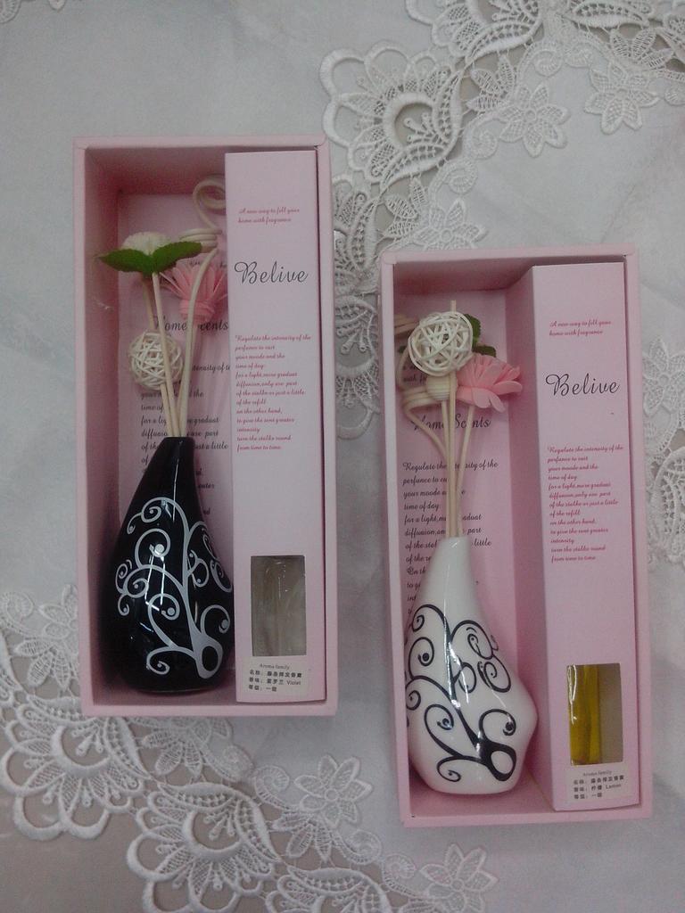 香熏藤条陶瓷挥发香水0512，精美30ML礼盒套装，无火香薰，无烟香薰产品图