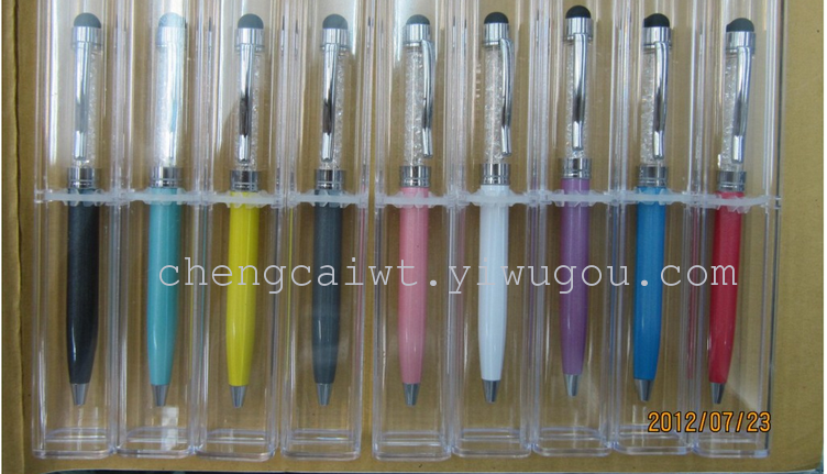 水晶金属电容笔