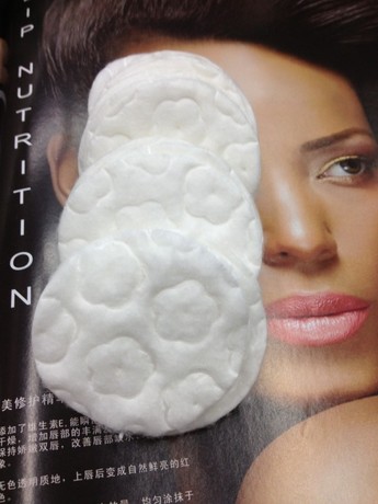 Embossed makeup cotton pads/makeup remover cotton pads/sanitary napkins/cotton padding 100-piece set, exclusively for foreign trade Specification image