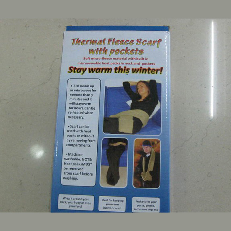 SCARF 微波炉围巾保暖 围脖保健围巾 可定做可加热围巾详情图2