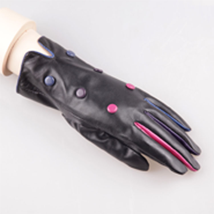 Baihu King fashion Touch screen leather gloves for ladies. Various styles, beautiful and generous thumbnail