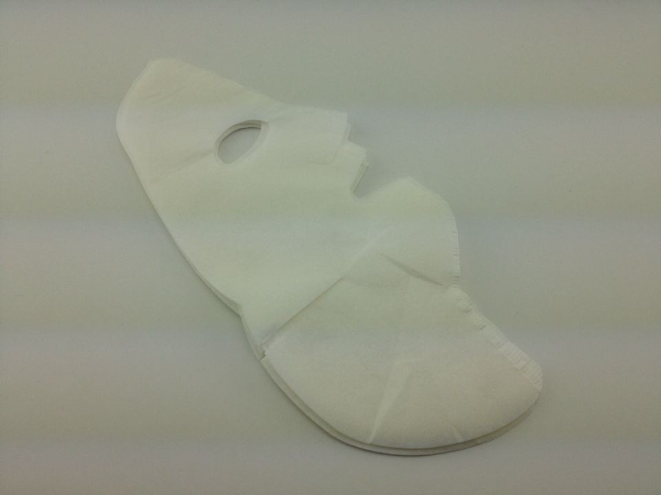  半张脸面膜纸 非压缩面膜纸 100片装/包专供外贸详情图2