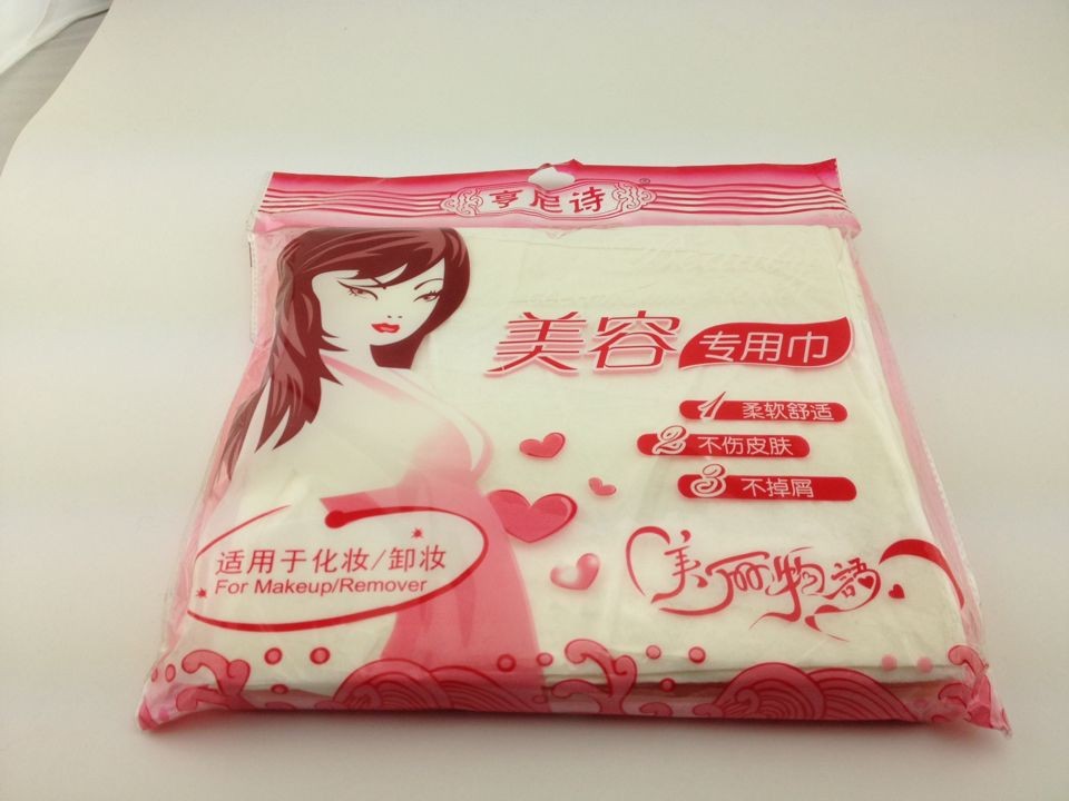Hennessey dust-free tissue paper disposable towel face towel beauty towel checkered towel 80 pieces