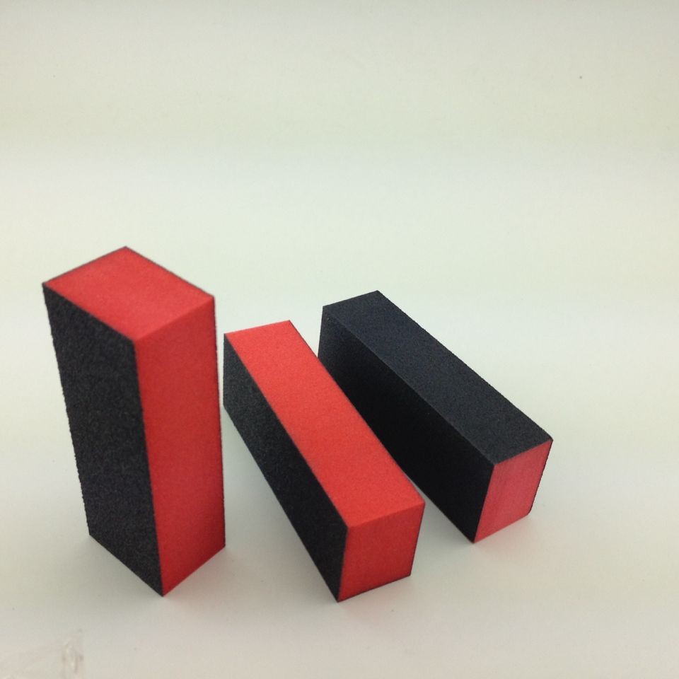 Nail products Manicure a nail polish block tool/black bean curd file