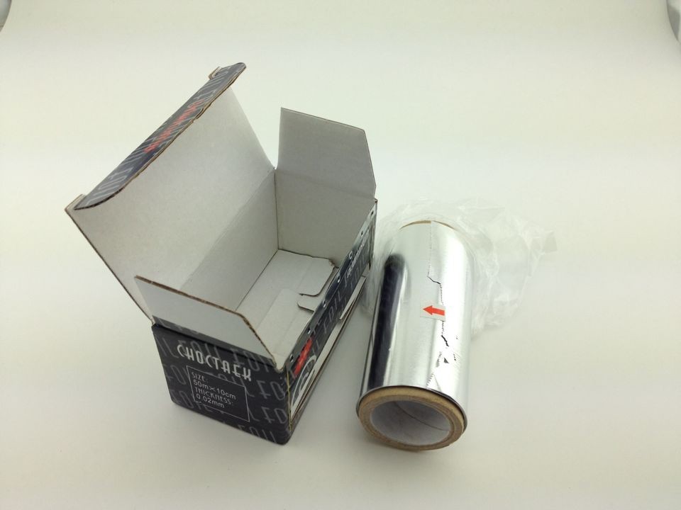 切割锡纸卸除光疗芭比QQ指甲油胶 卸甲加厚锡纸带切割专供外贸