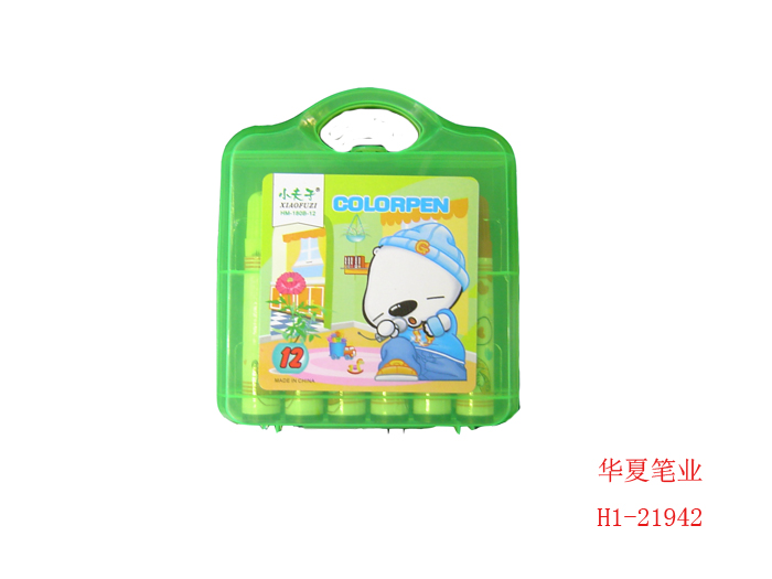 Yiwu Selection watercolor pen 12 color transparent box watercolor pen small tip watercolor pen painting thumbnail