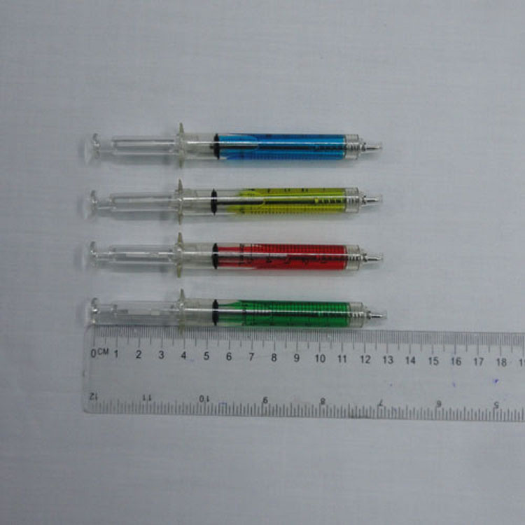 创意文具针筒形状圆珠笔 针管笔 注射器造型针筒笔 