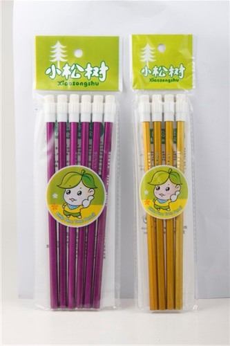 义乌好货 小松树闪光油漆大头HB黑芯儿童写字铅笔 厂家直销细节图