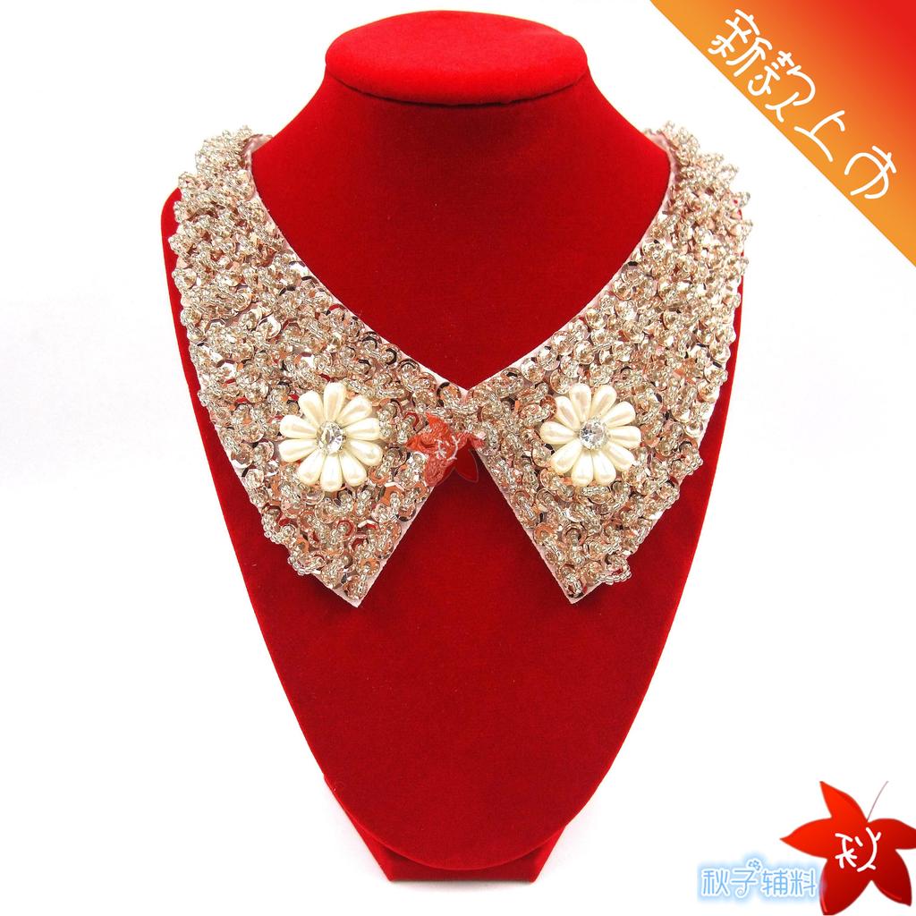 Caterpillar Collar Collar 2014 New Fake Collar Korean Version Spot Hot Sale Fake Collar Rice Bead Collar details Picture