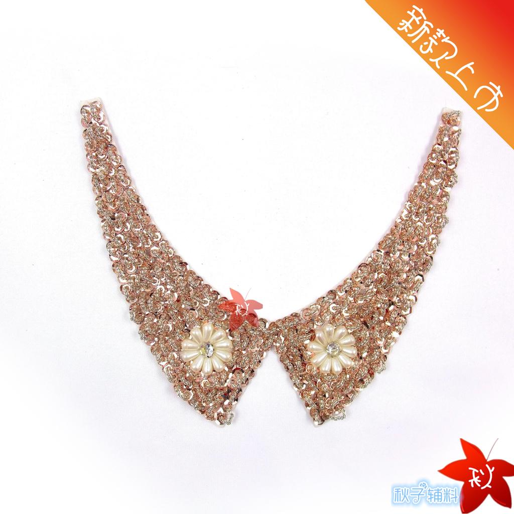 Caterpillar Collar Collar 2014 New Fake Collar Korean Version Spot Hot Sale Fake Collar Rice Bead Collar