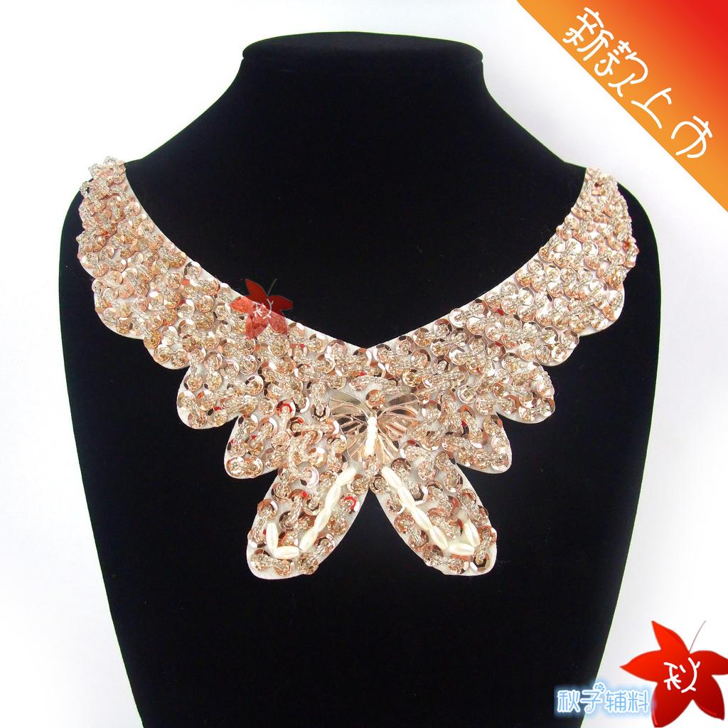 Caterpillar Collar Collar 2014 New Fake Collar Korean Version Spot Hot Sale Fake Collar Rice Bead Collar