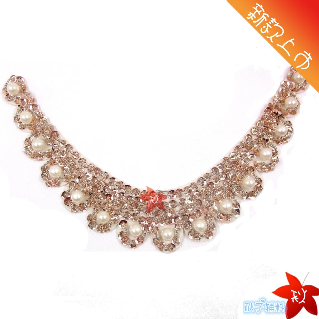 Caterpillar Collar Collar 2014 New Fake Collar Korean Version Spot Hot Sale Fake Collar Rice Bead Collar