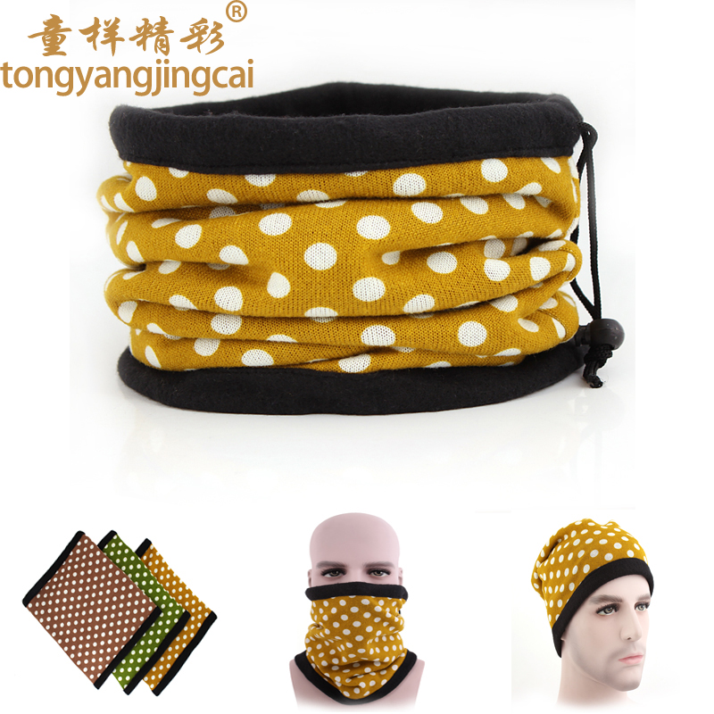 Korean Men's And Women's Bib Hat Cashmere Scarf Hat Children's Bib Hat Application Scenario