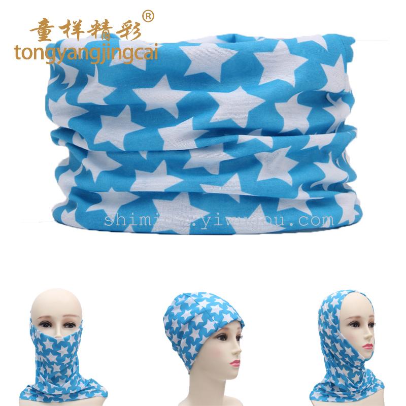 Outdoor equipment cycling headscarf fishing enthusiast FISH pattern headscarf children's wonderful smecta FISH headscarf hat 1 thumbnail