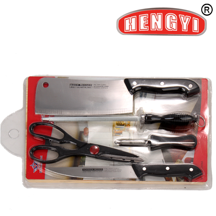 heng Hengyi 5510 Knife Set, Gift knives, cutting boards, pine wood cutting boards, kitchen hardware