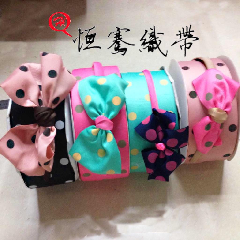 Factory direct sales of all specifications of ribbed printed tapes, printed tape bows, ribbed dots, etc. Specification image