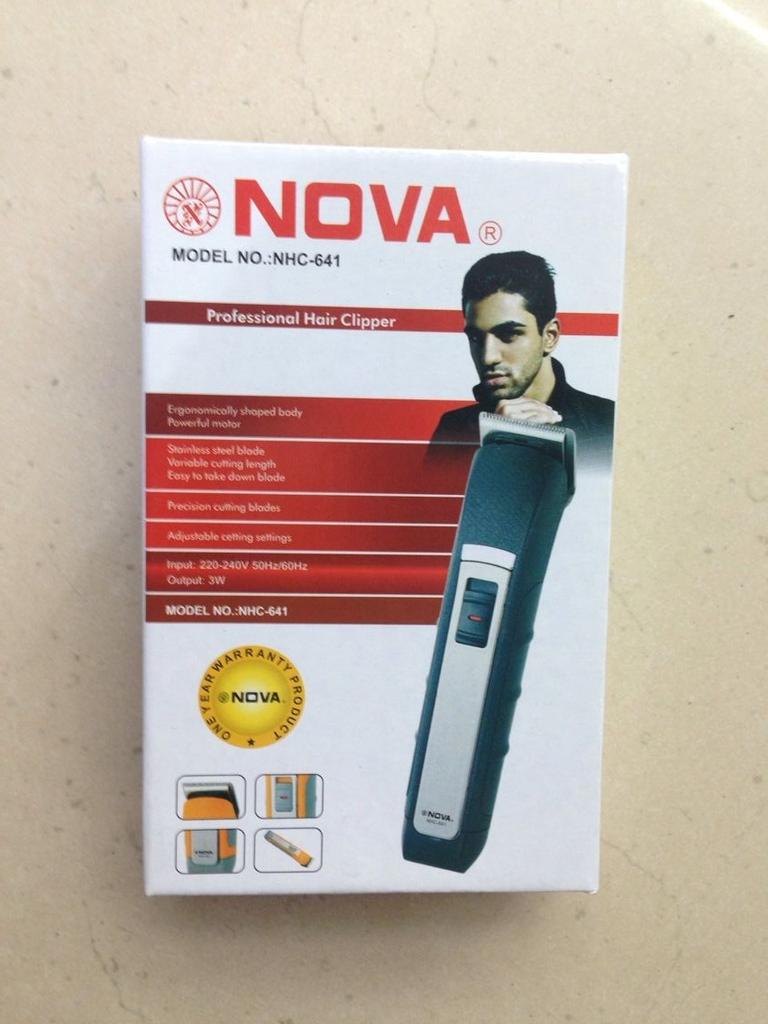 NOVA641 rechargeable battery hair clippers