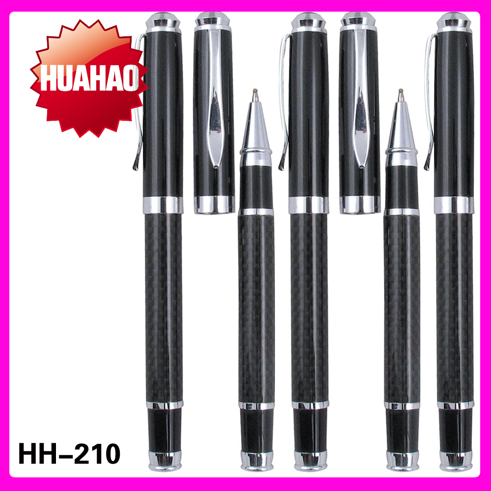 Manufacturers supply carbon fiber ballpoint pen signature pen Metal bead pen carbon fiber pen advertising gift pen